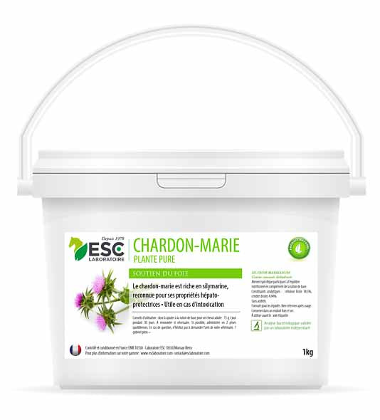 Chardon-Marie - Détox foie cheval - ESC Laboratoire