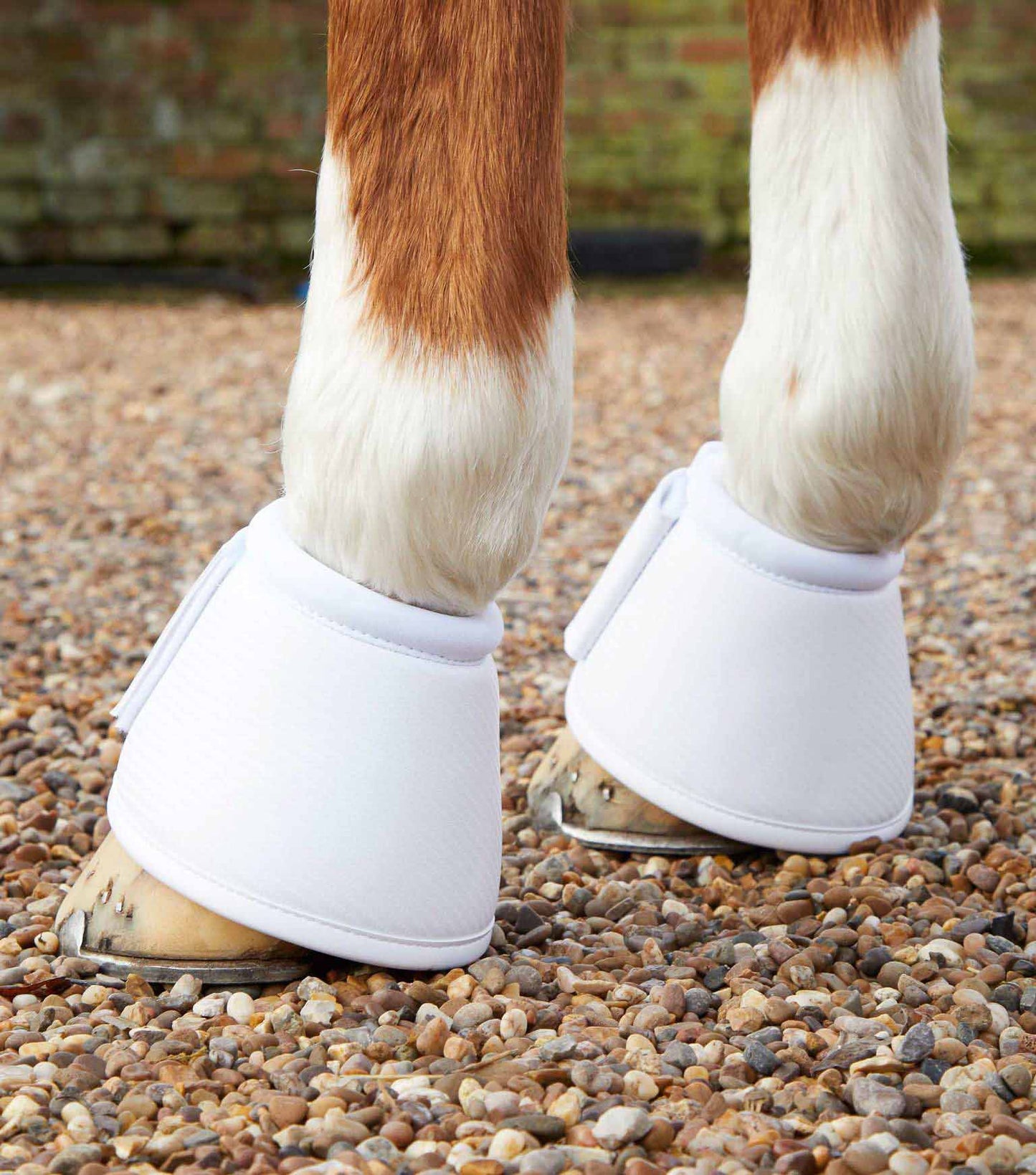 Carbon Wrap Bell Boots, White - Premier Equine