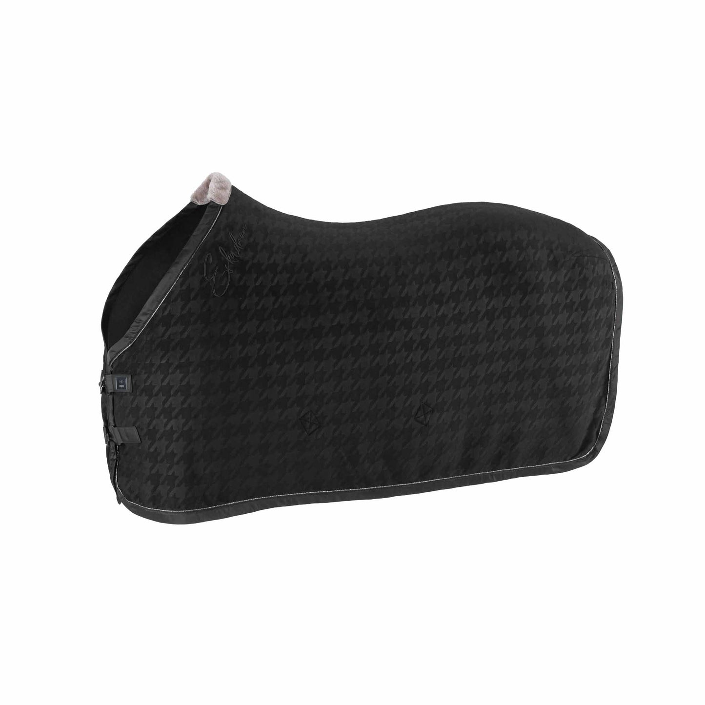 Gestanztes Fleece-Shirt, Schwarz - Eskadron Essence 22/23