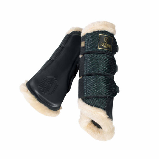 Gamaschen aus Glitzer-Mesh, Antikgrün - Eskadron Heritage 21/22