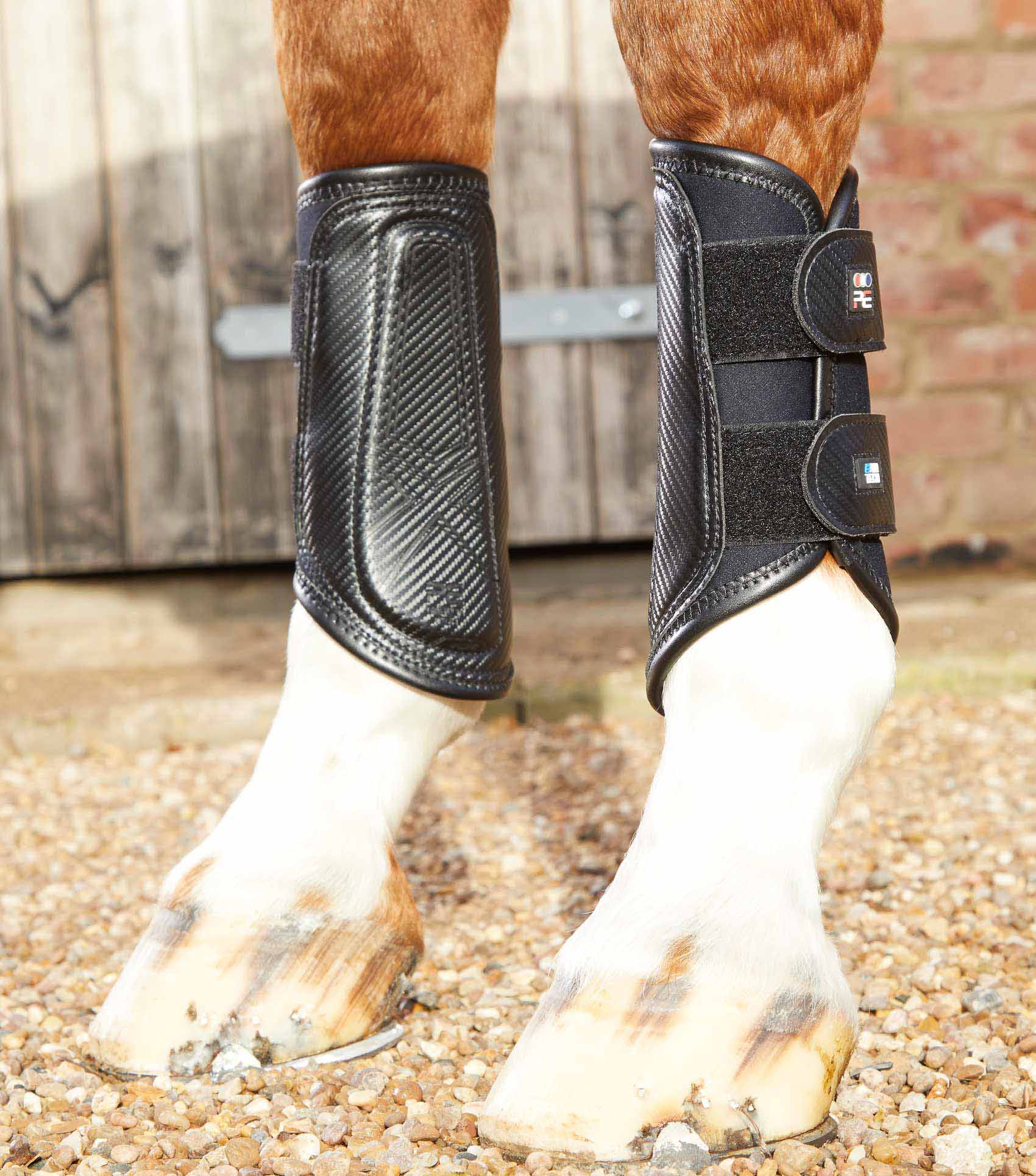 Premier Equine Guêtres Pour Cheval De Compression à Eau Froide Noir Large - Bottes De Refroidissement Innovantes