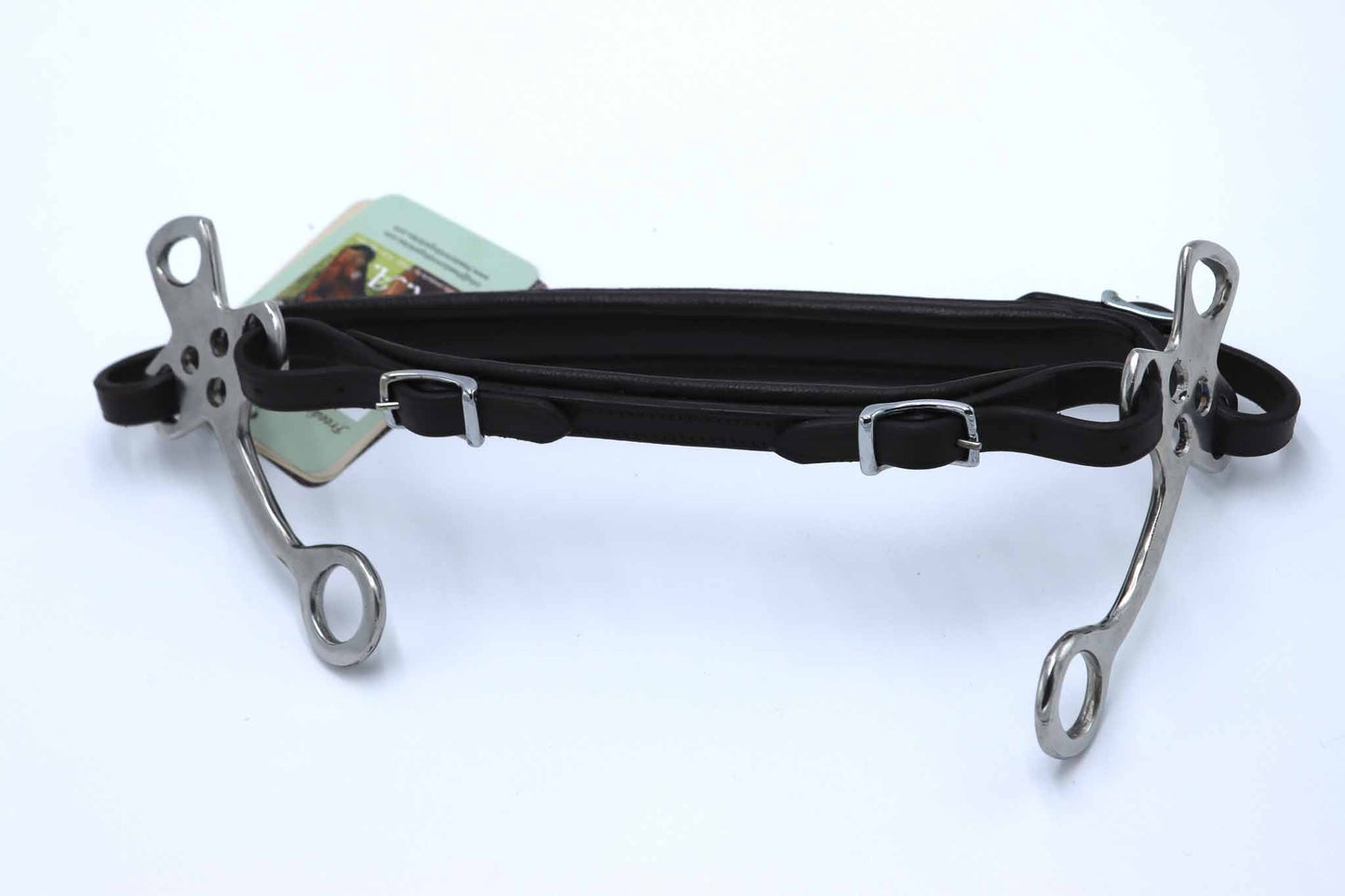 Hackamore Leather Temples Justin - ENG Freedom Riding Articles