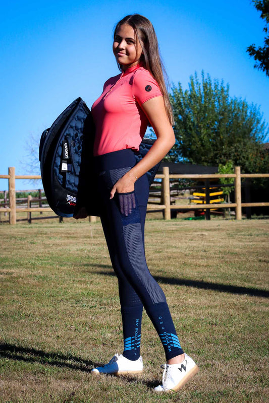 Reitleggings, Boston FSS, Marineblau - HV Polo