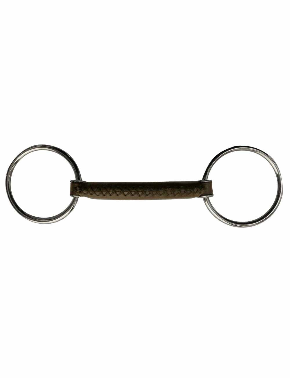Mors deux anneaux cuir rond - Jump'In