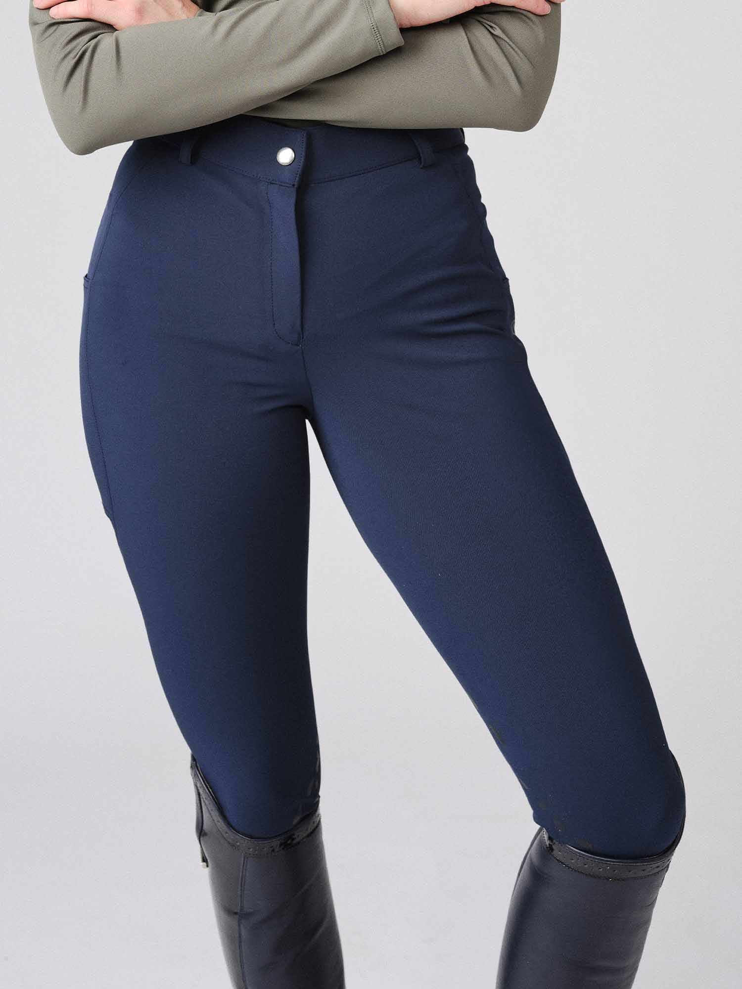 Culotte de bikini taille échancrée à cordon de serrage Bleu Culotte de bikini taille échancrée à cordon de serrage Bleu