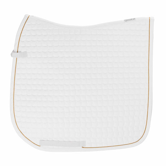 Tapis de selle Coton Gold, Blanc - Eskadron