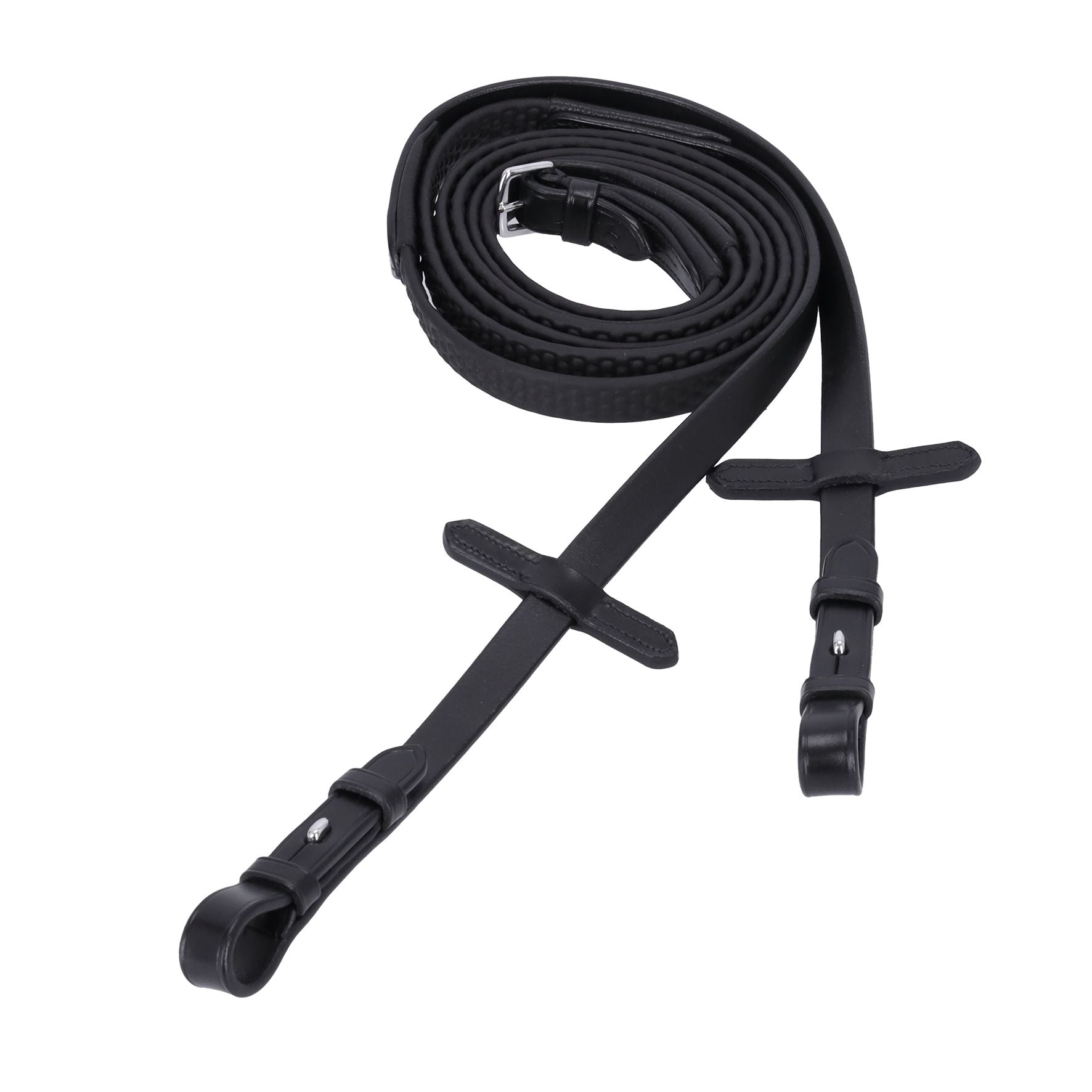 Rênes en caoutchouc SP Soft Dots, noir - Schockemöhle Sports