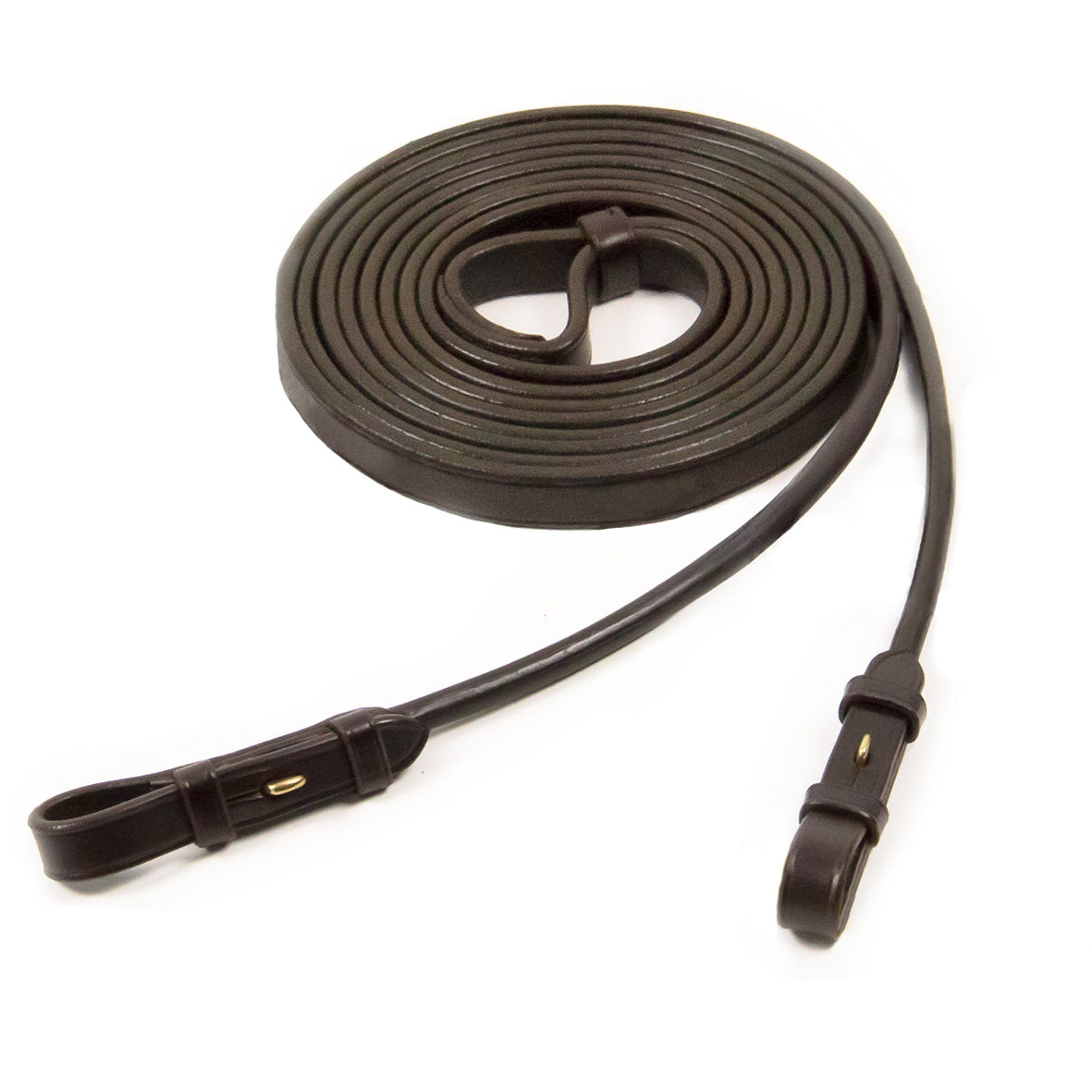 Rênes de bride cuir rond, Marron - Schockemöhle Sports