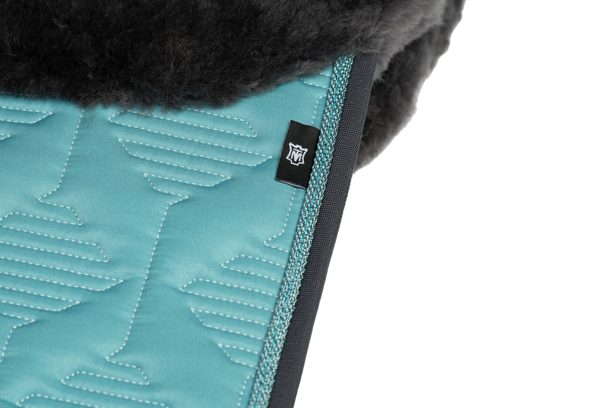 Tapis Woven piping Lustre ocean - Mattes 25