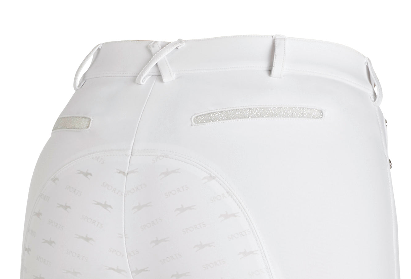 Pantalon Chayenne, blanc, full grip - Schockemöhle Sports