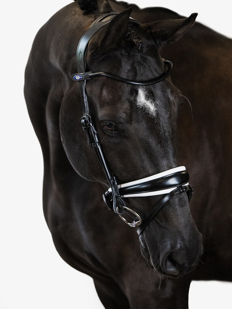 Schwarze GP Trense mit weißem Nasenband - PS of Sweden