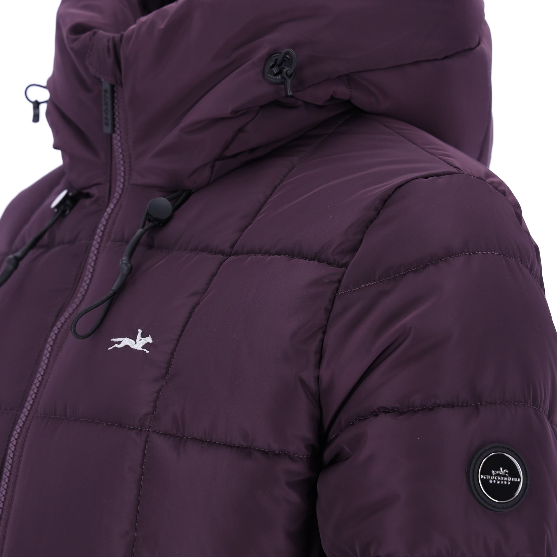 Veste sans manche équitation doudoune chaude enfant - Bleu / Violet Veste sans manche équitation doudoune chaude enfant - Bleu / Violet