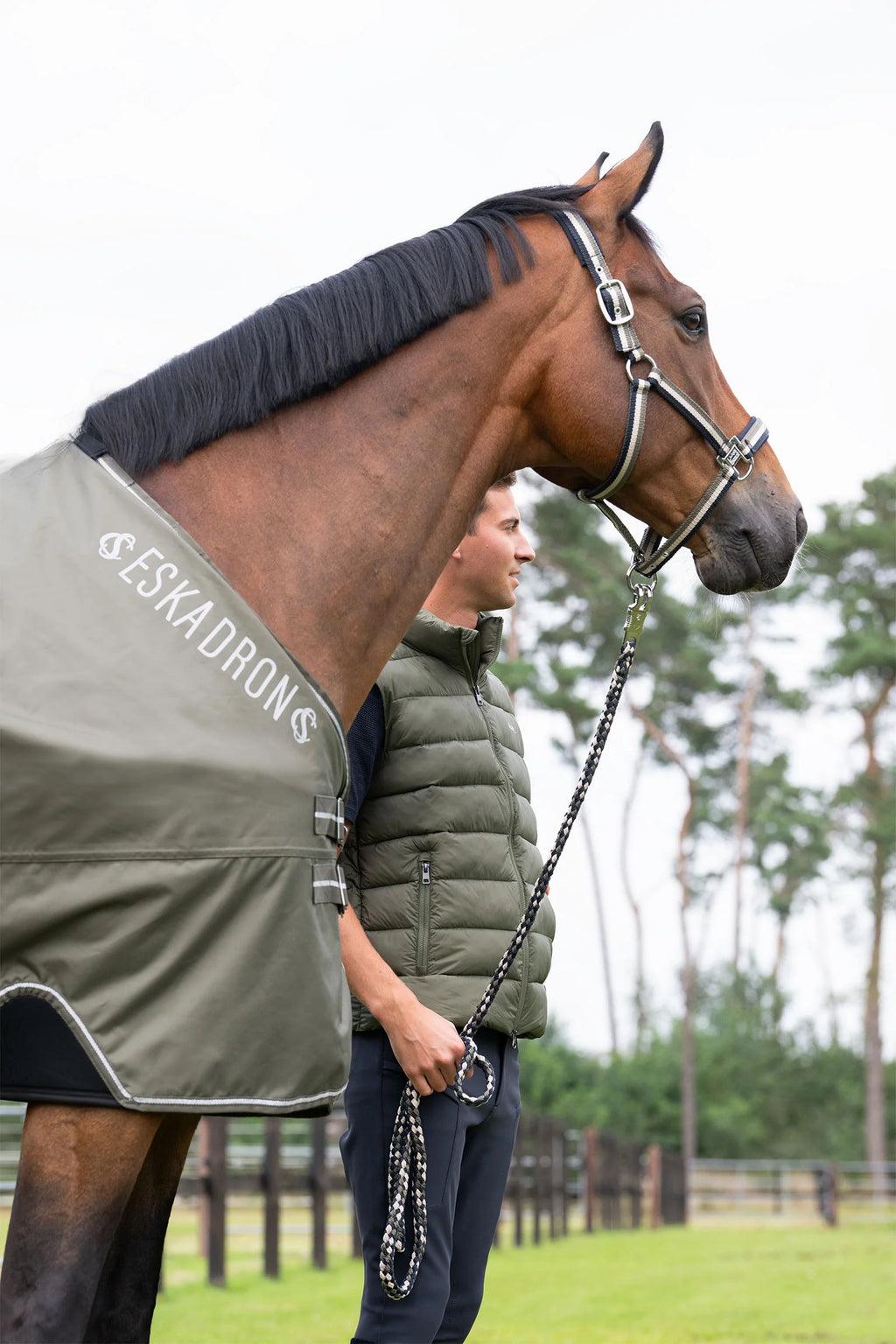 Waterproof rug 0gr, dusty olive - Eskadron Classic Sports 25