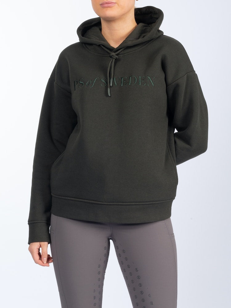 Hoodie Angela, Dark green- Ps of Sweden