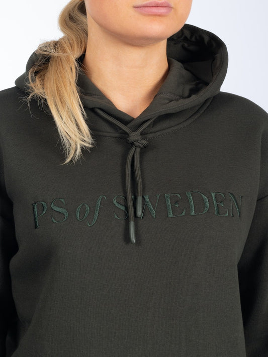 Hoodie Angela, Dark green- Ps of Sweden SS 23