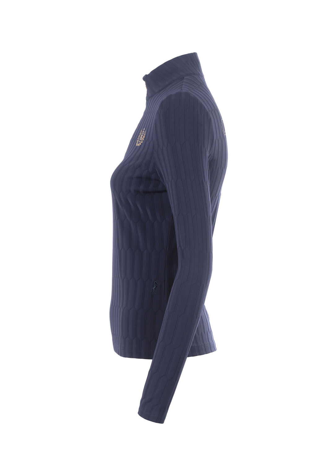 Haut à zip Cavallibra, night shadowl - Cavallo Premium Capsule