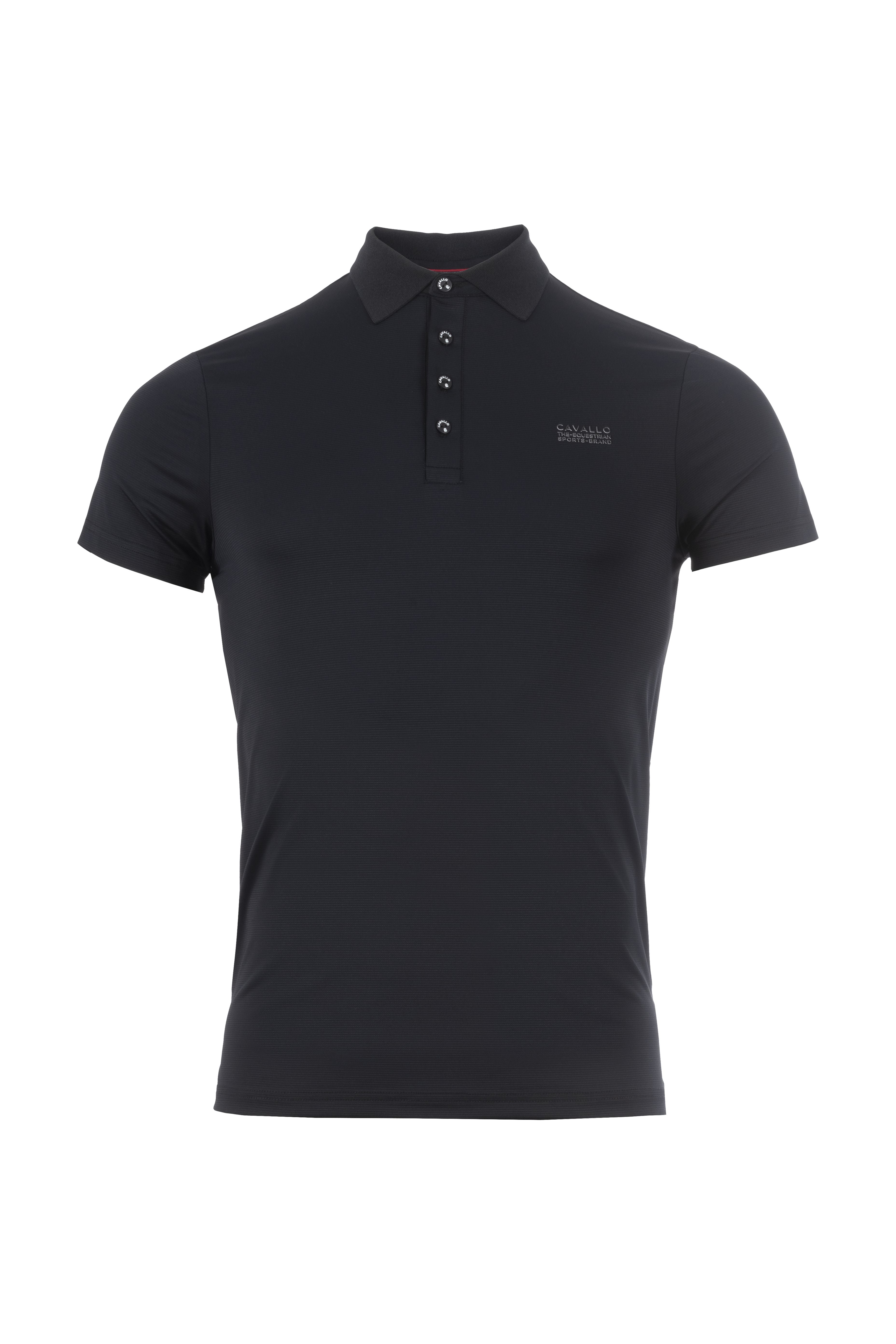 CavalFunctional Polo hommes, black - Cavallo SS24