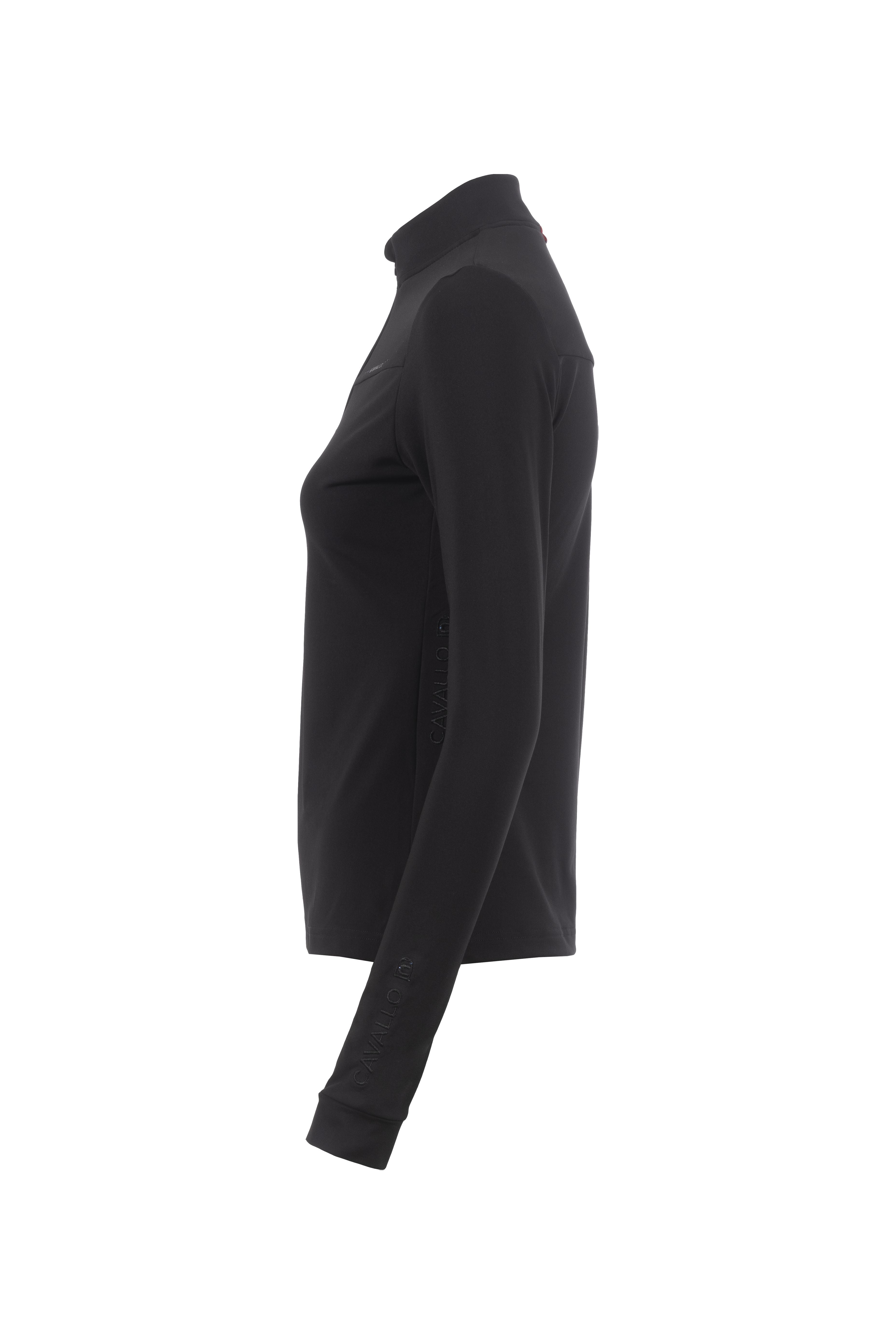 Cavalall Year Halfzip, Black - Cavallo SS24