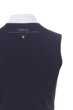 CavalComp Sleeveless Halfzip, darkblue - Cavallo SS24