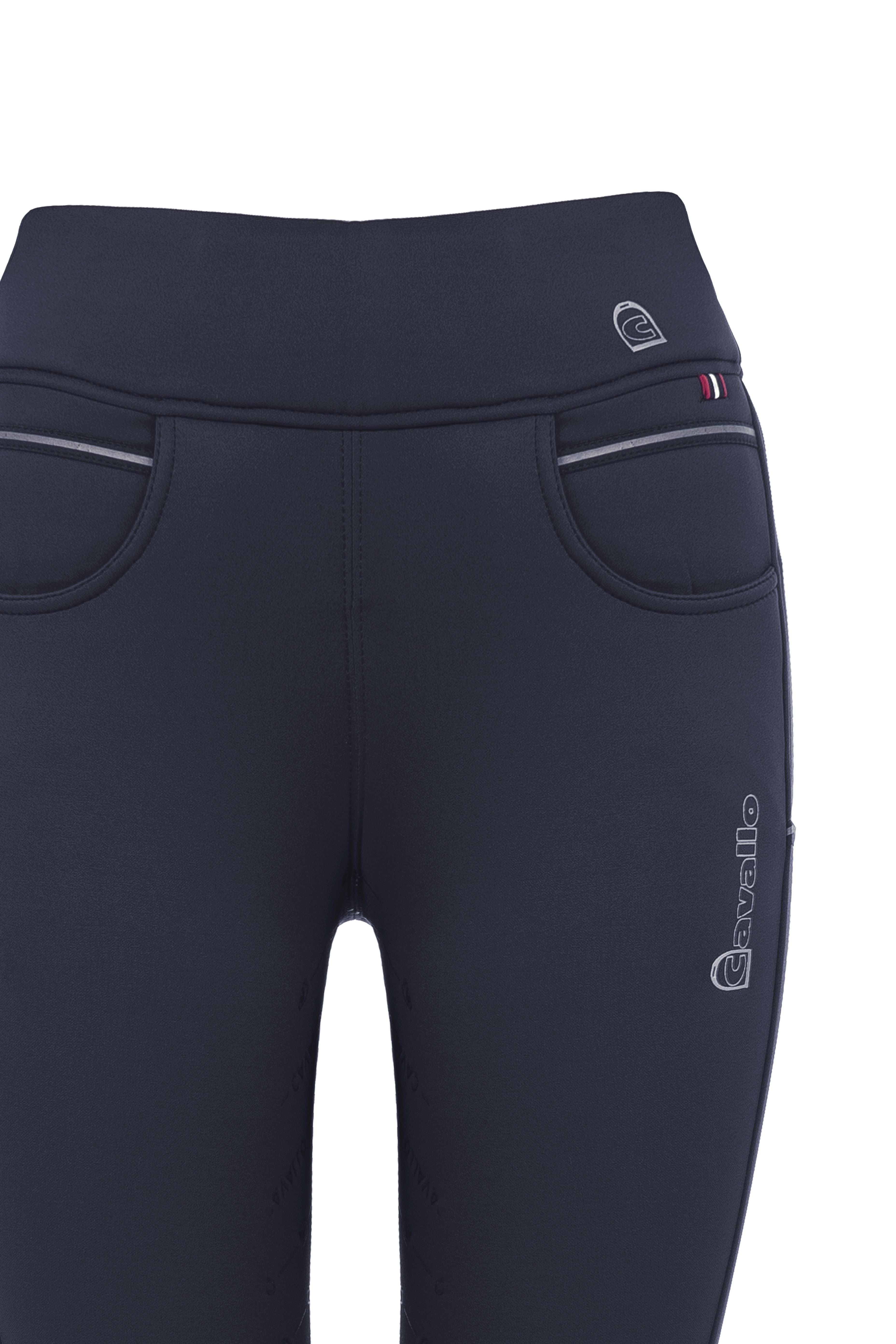 Legging Cavalliz grip RL, darkbluee- Cavallo SS24