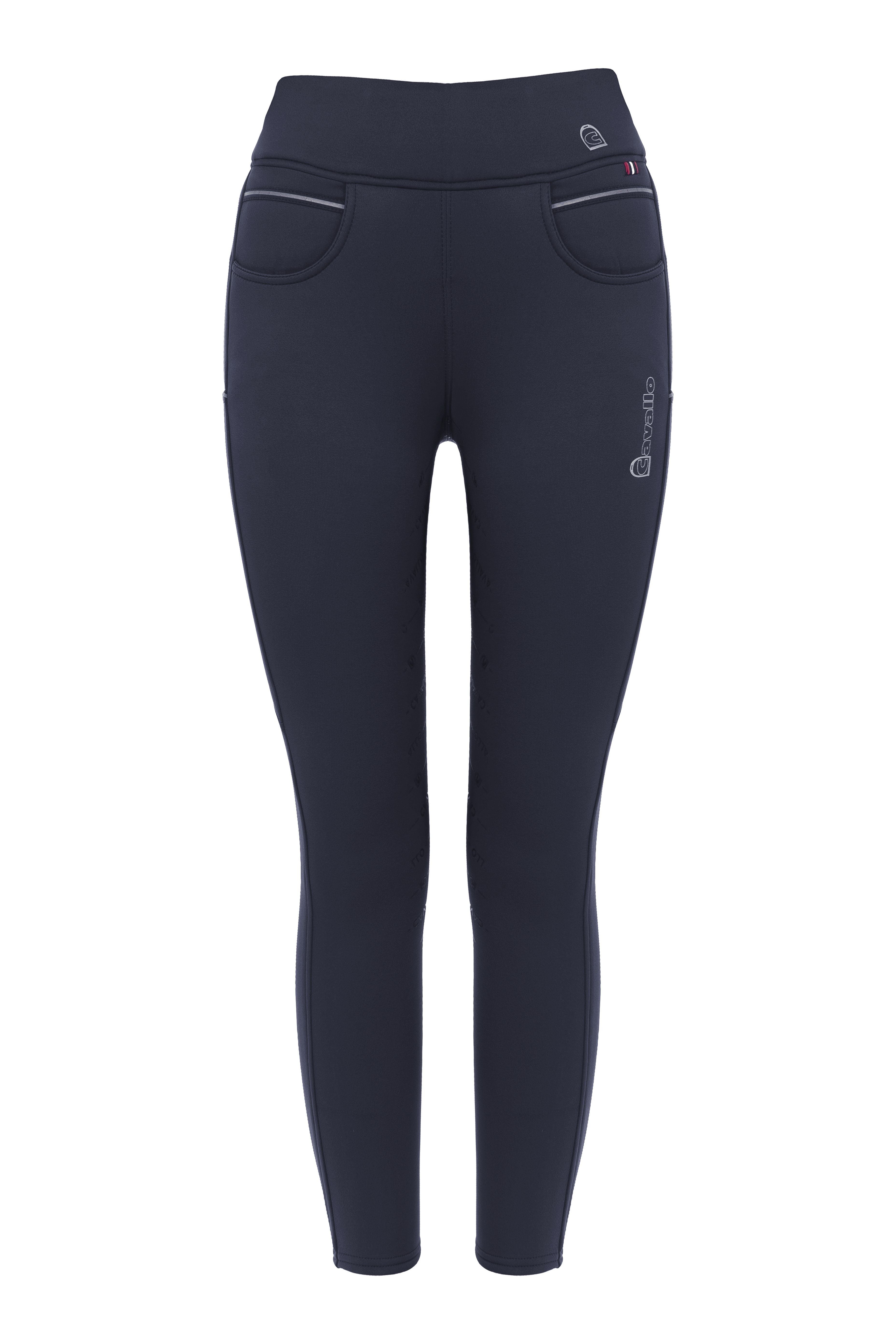 Legging Cavalliz grip RL, darkbluee- Cavallo SS24