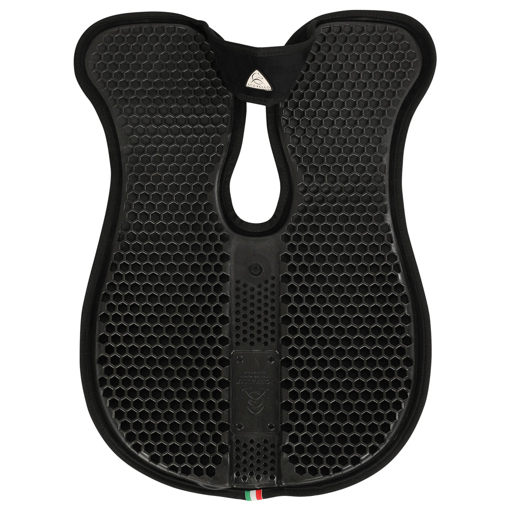 Amortisseur en gel hexa et réhausseur arrière, noir  - Acavallo