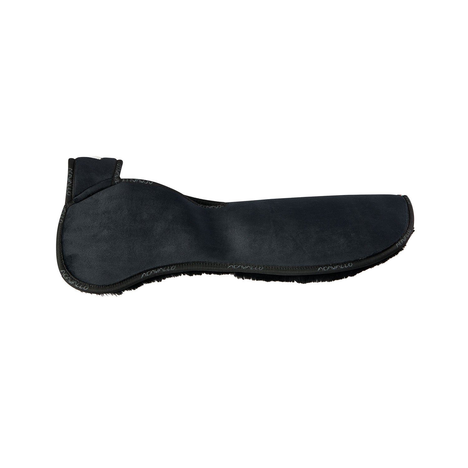 Amortisseur mémoire de forme avec mouton, Noir - Acavallo