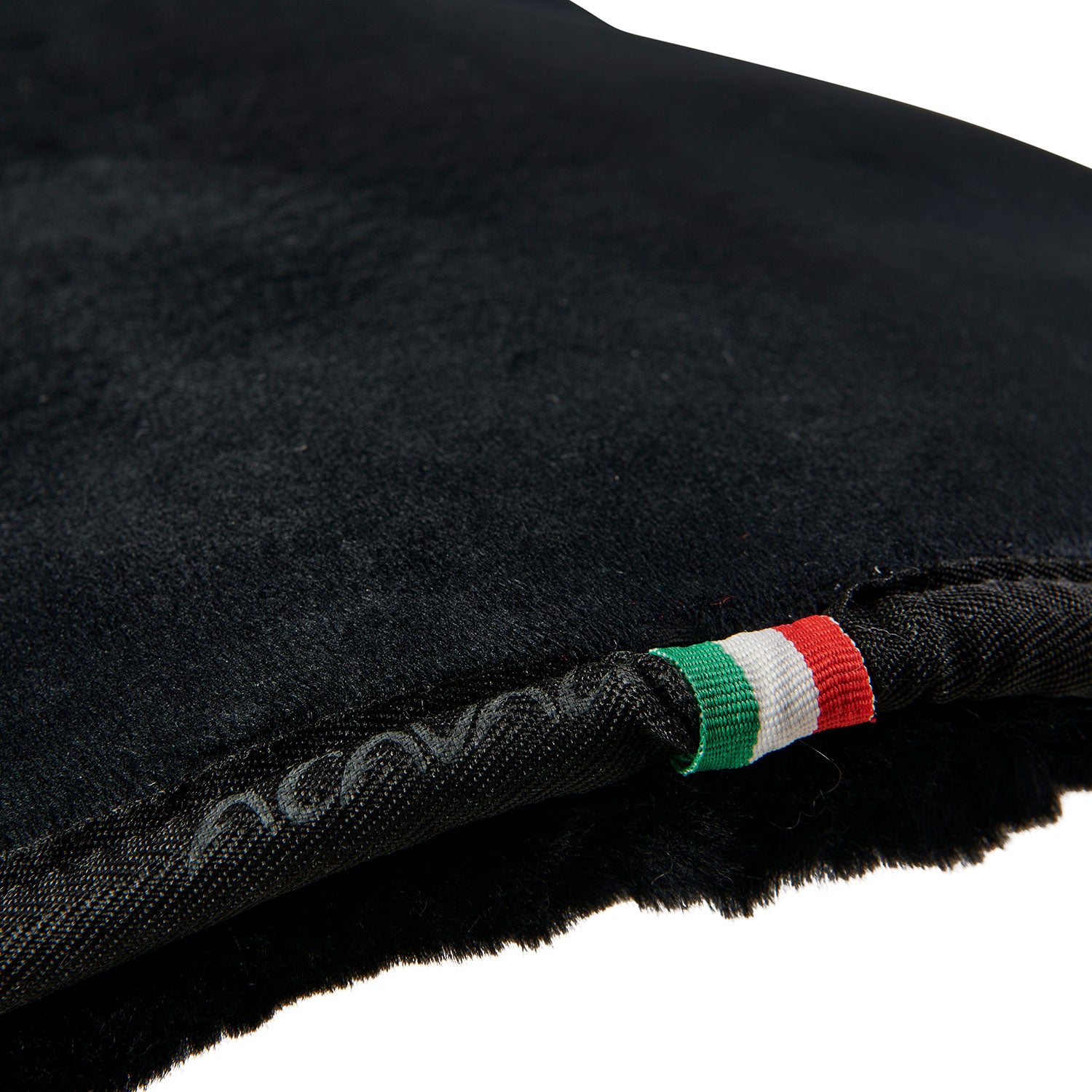 Amortisseur mémoire de forme avec mouton, Noir - Acavallo