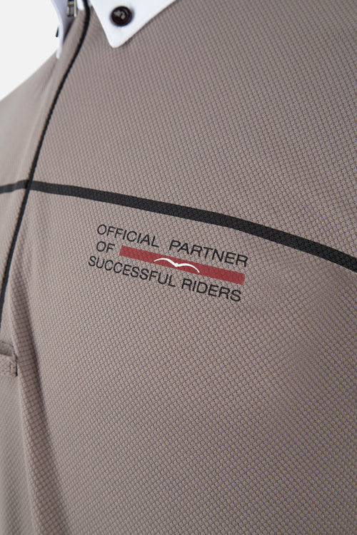 Animo Polo de concours en jersey Homme Adore, Grigio