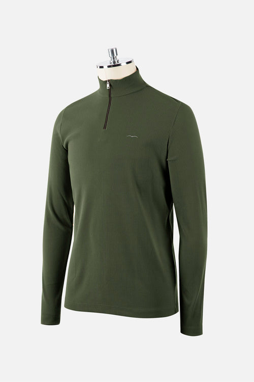 Animo Pull homme col zippé thermique Alaska