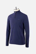 Pull Alaska homme col zip, Marine - Animo