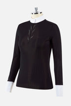 Polo de concours manche longues Bimack, black - Animo