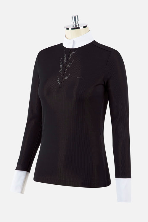 Animo Polo de concours manche longues Bimack, black