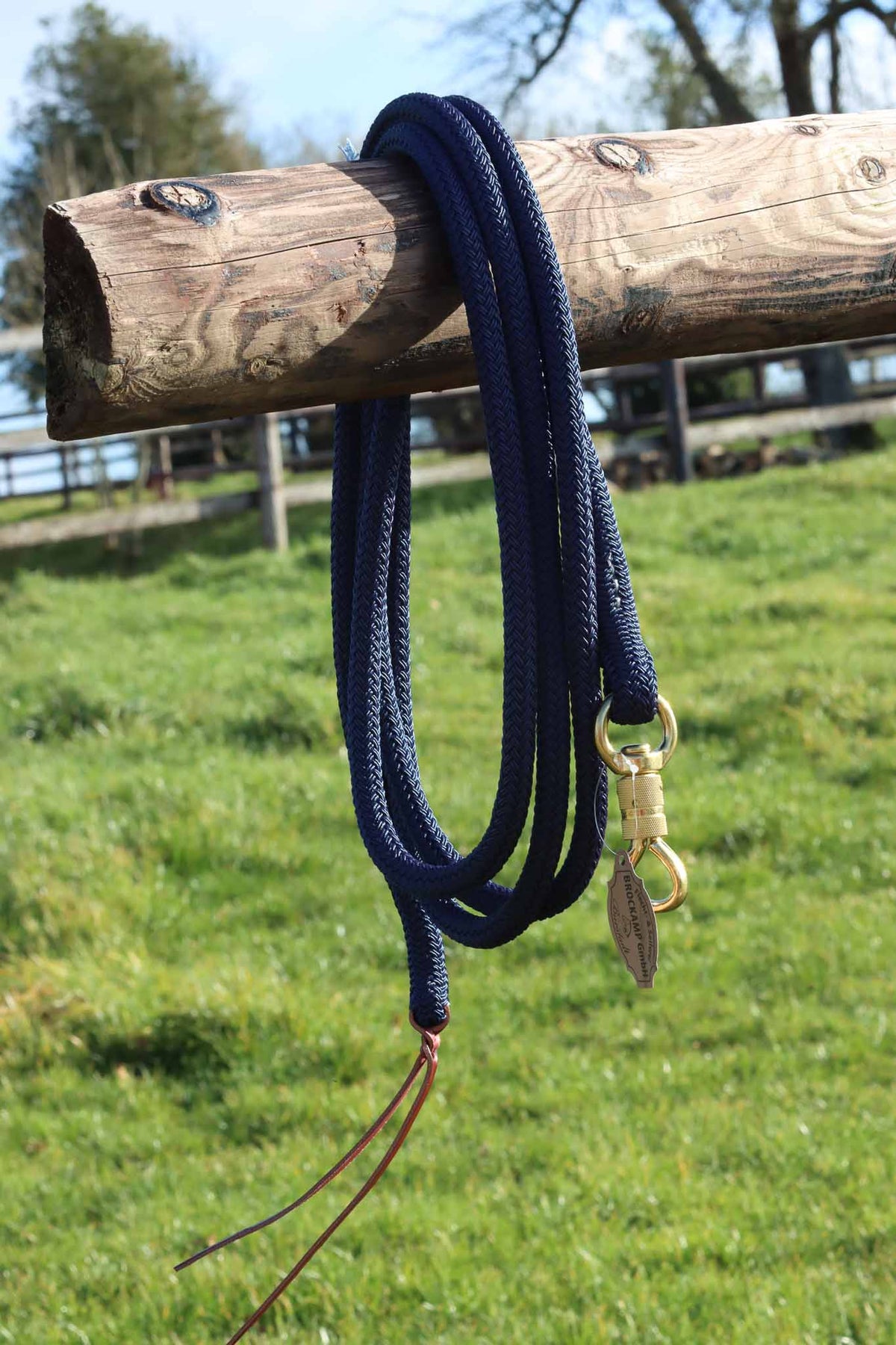 Brockamp longe éthologique 3,70 m Bleu marine