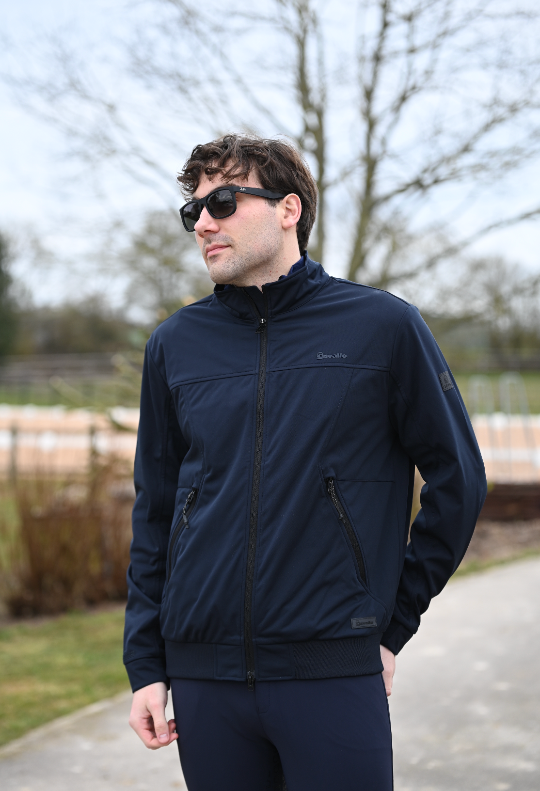 Veste homme Cavalflex Jacket, Darkblue - Cavallo Spring / Summer 25