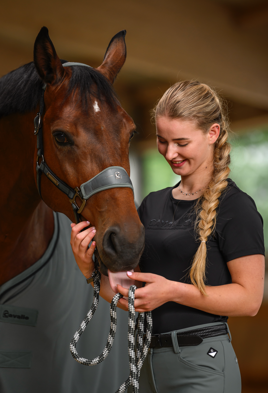 Licol Caval Softshell, Thyme - Cavallo Spring / Summer 25