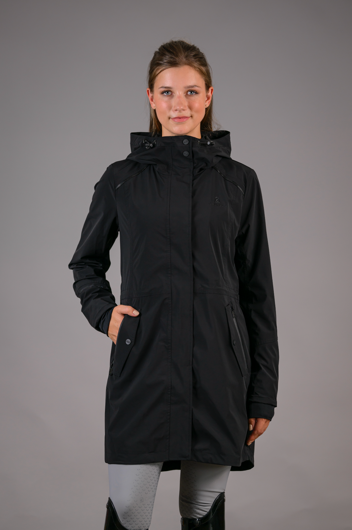 Parka mi-longue Cavanadima, Black  - Cavallo Spring / Summer 25