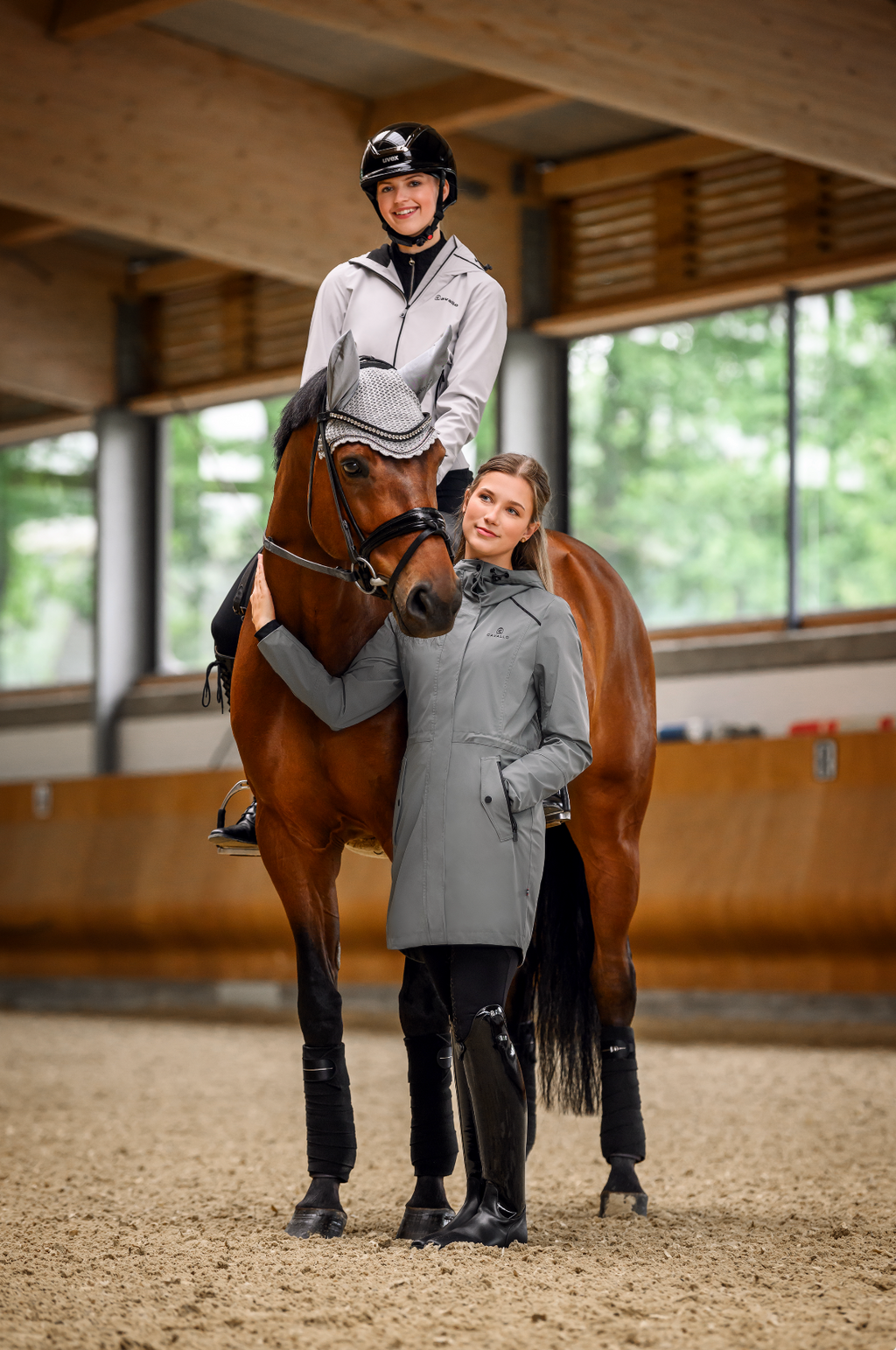 Parka mi-longue Cavalnadima, Thyme - Cavallo Spring / Summer 25