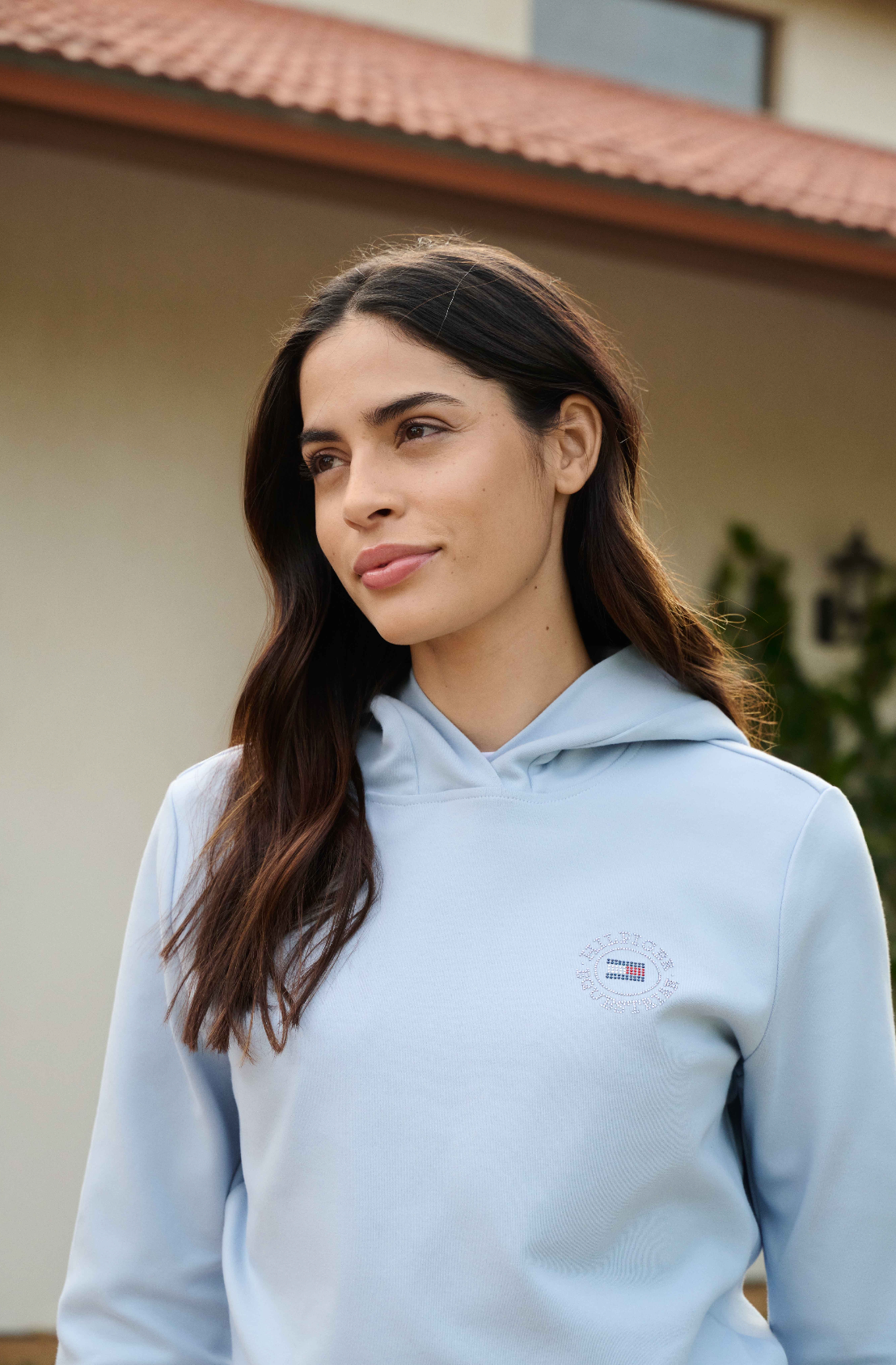 Hoodie Hollywod Rhinestone - Tommy Hilfiger SS26