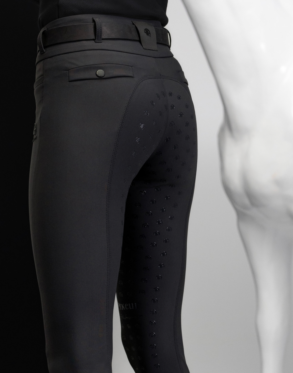 Pantalon genoux grip Highwaist, Taupe - Pikeur
