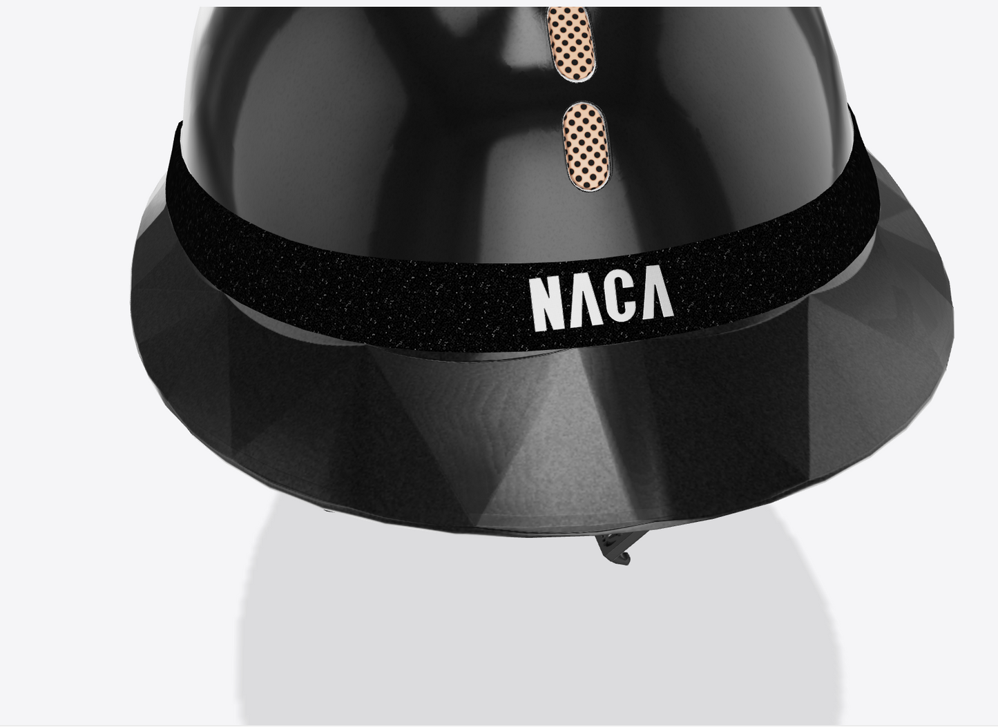 Casque Gravity S, Noir Onyx, Or Rose, brillant (sans visière et mousse) - NACA