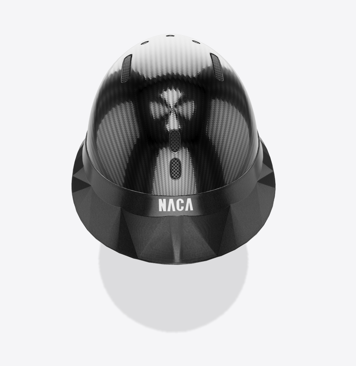 Casque Gravity S, Carbon, Noir Onyx, brillant  (sans visière et mousse) - NACA
