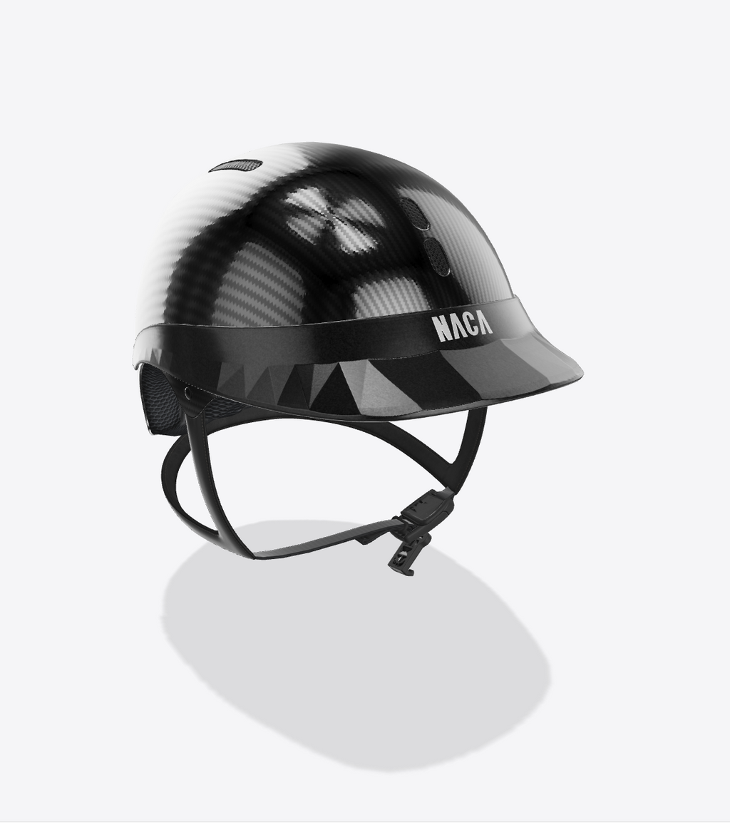 Casque Gravity S, Carbon, Noir Onyx, brillant  (sans visière et mousse) - NACA