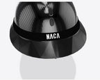 Casque Gravity S, Carbon, Noir Onyx, brillant  (sans visière et mousse) - NACA