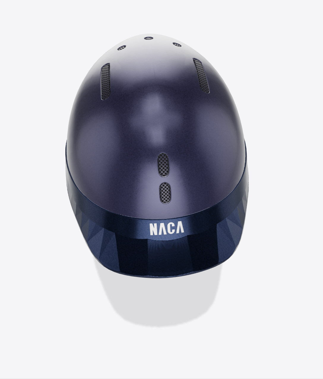 Casque Gravity S, Bleu Saphir, Mat (sans visière et mousse)  - NACA