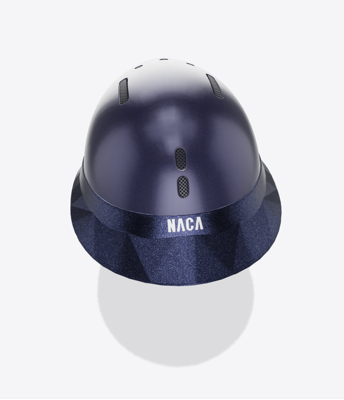 Casque Gravity S, Bleu Saphir, Mat (sans visière et mousse)  - NACA
