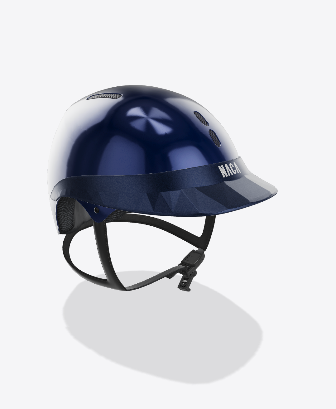 Petite visière, Bleu Saphir, brillante (vendu séparément du casque) - NACA