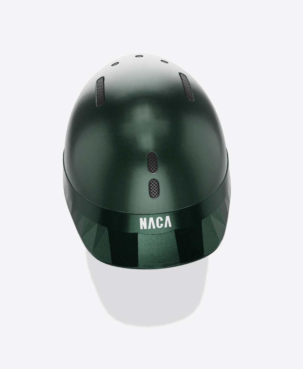 Casque Gravity S, Vert emeraude, Mat (sans visière et mousse) - NACA