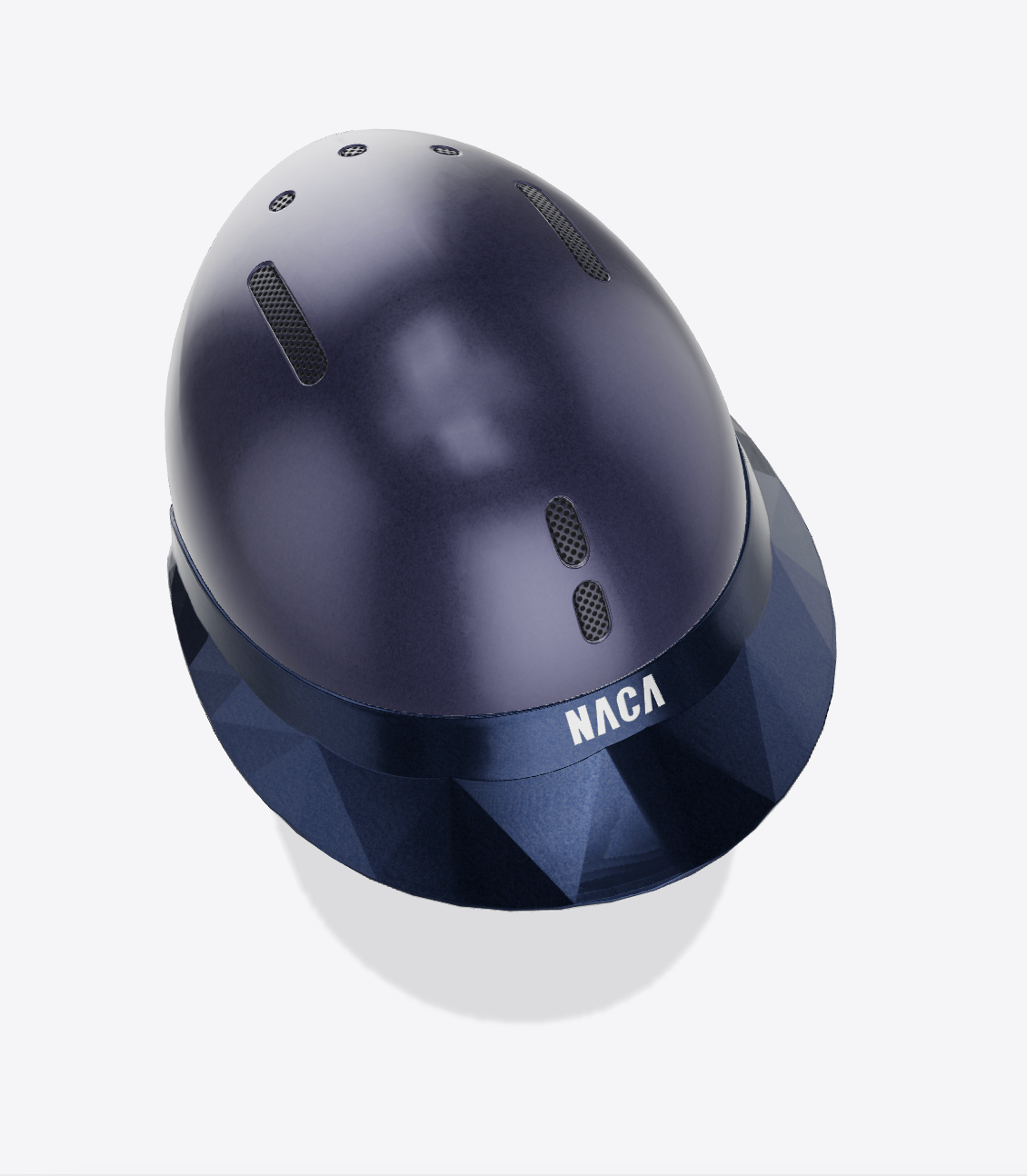 Casque Gravity XP, Bleu Saphir, Mat (sans visière et mousse)  - NACA