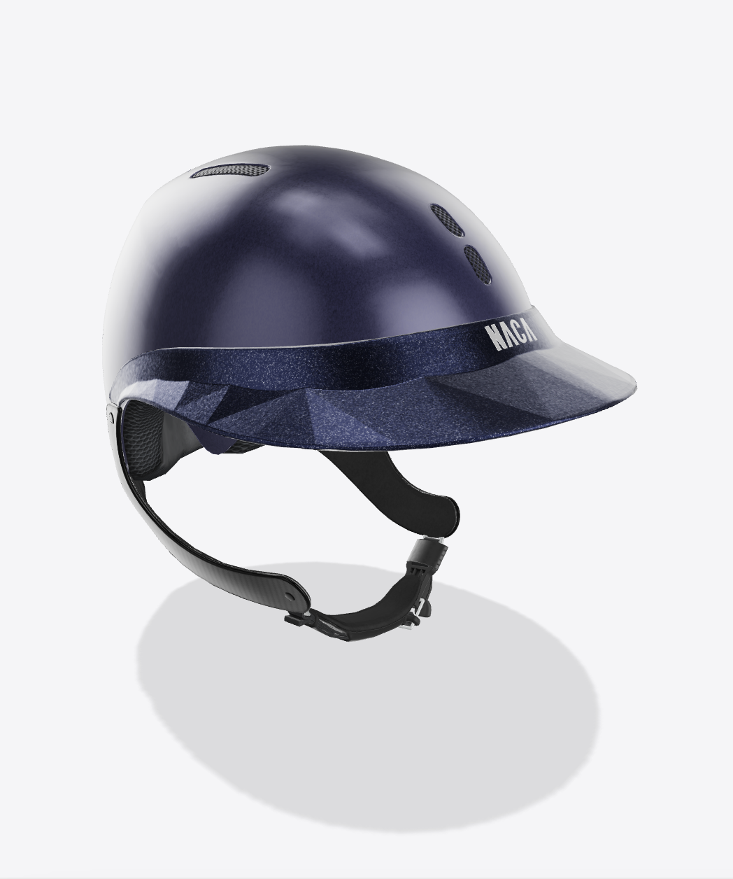 Casque Gravity XP, Bleu Saphir, Mat (sans visière et mousse)  - NACA